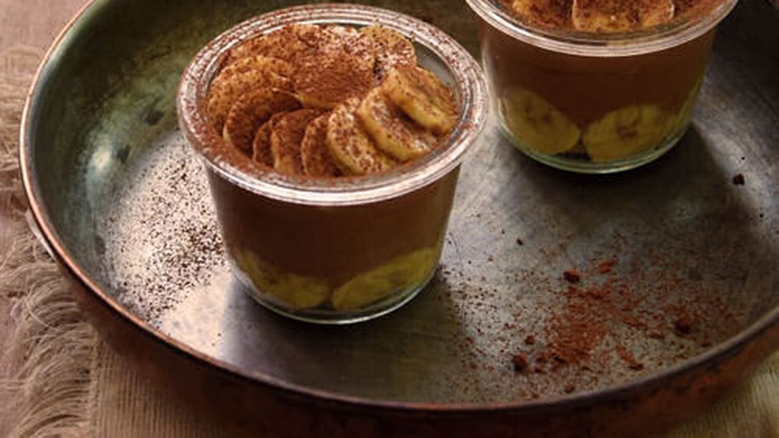 Tiramisu à la banane et au chocolat