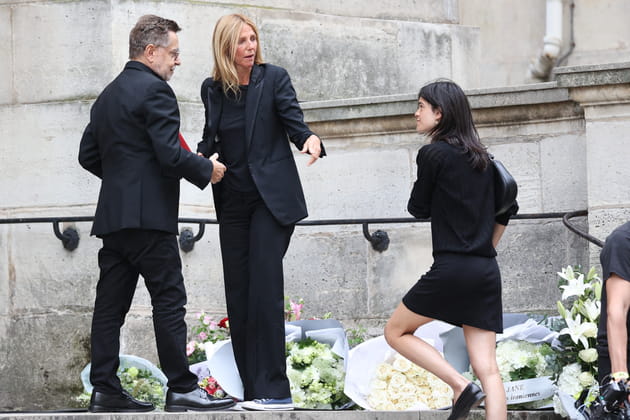 Sandrine Kiberlain et sa fille Suzanne Lindon, complices&nbsp;: obs&egrave;ques de Jane Birkin