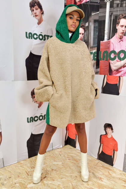 Tina Kunakey au défilé Lacoste