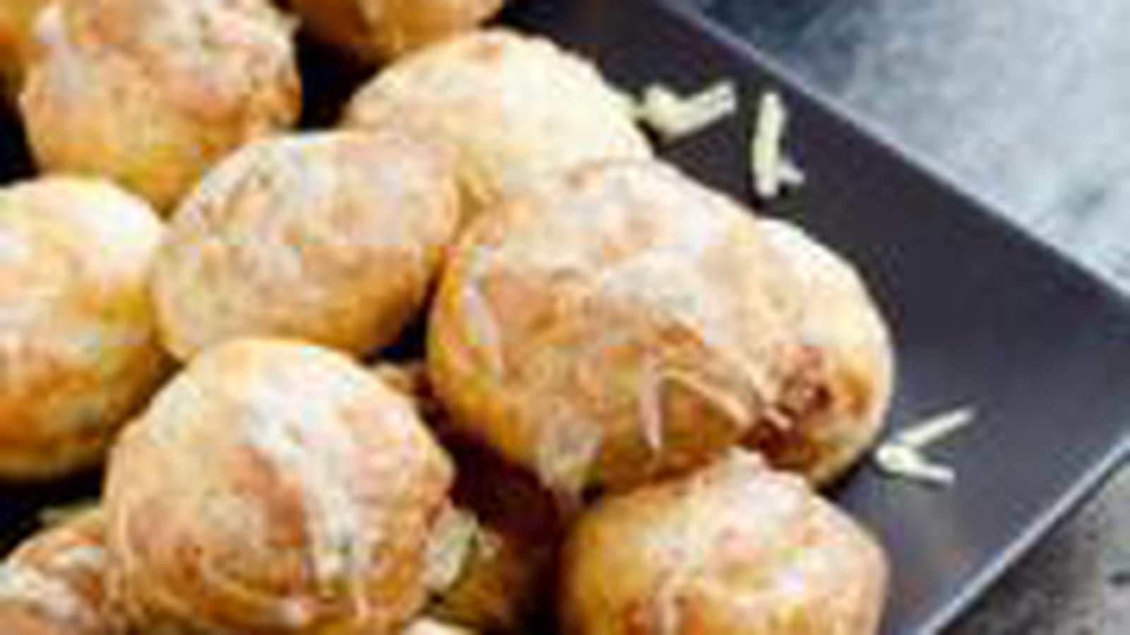 Gougères à l'emmental