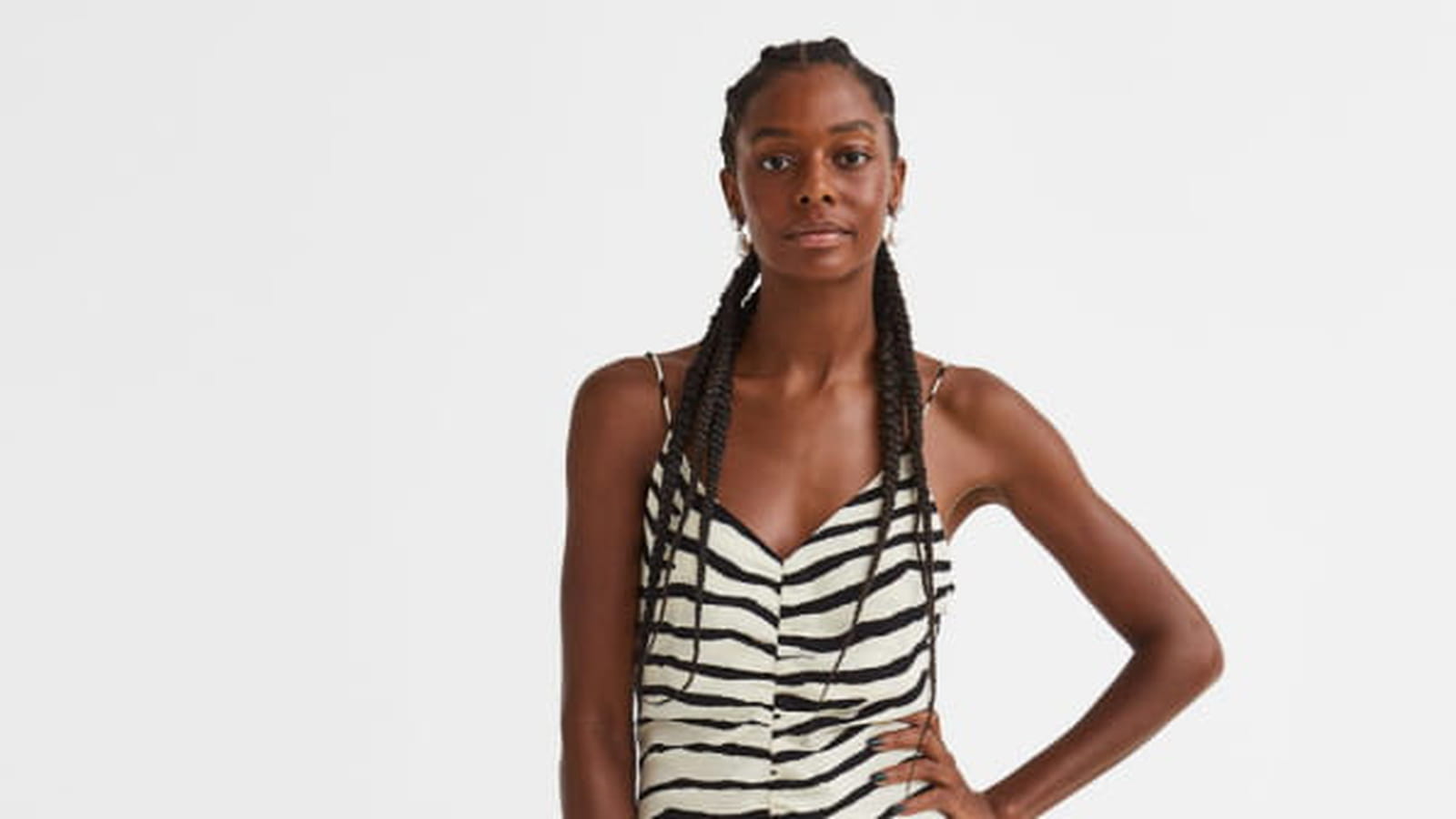 Robe en crêpe H&M 