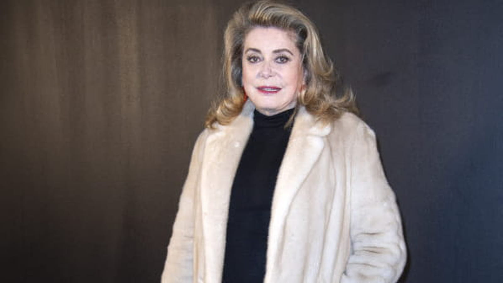 Catherine Deneuve le 1er mars 2022