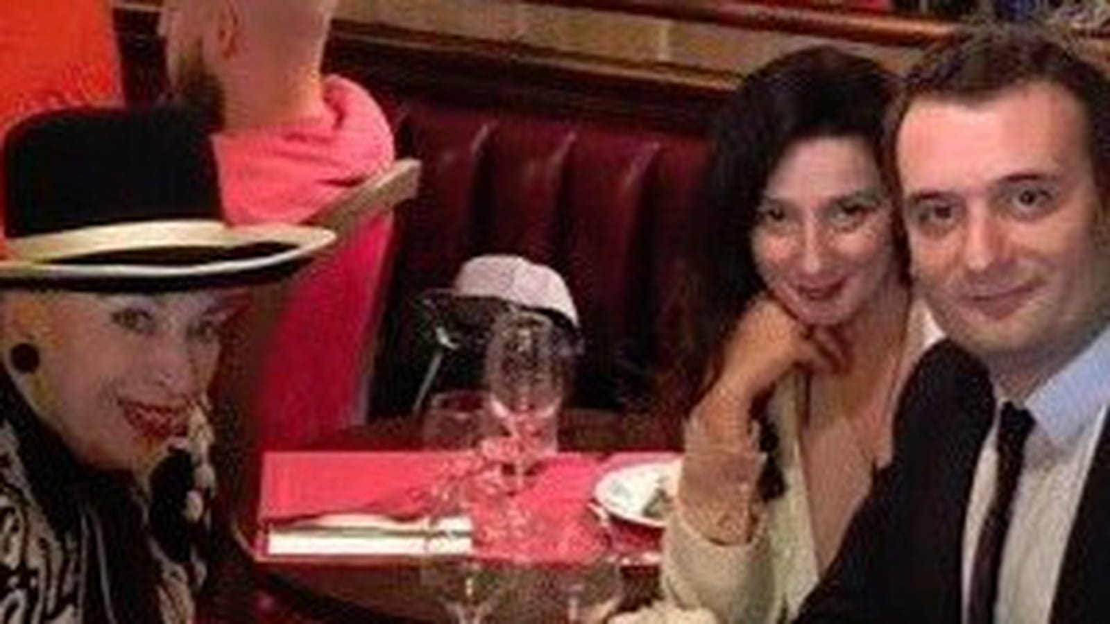 Geneviève de Fontenay et Florian Philippot