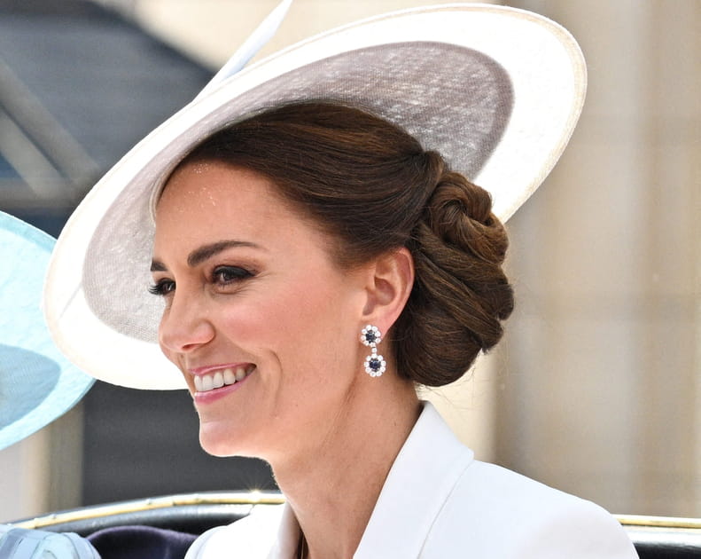 Le chignon de c&ocirc;t&eacute; de Kate Middleton