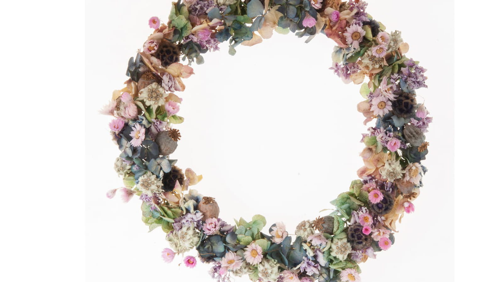 Couronne de fleurs Luc Gaignard