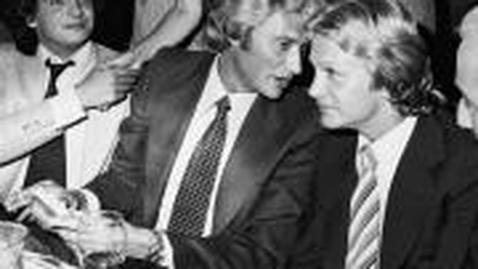 Johnny Hallyday et Claude François 
