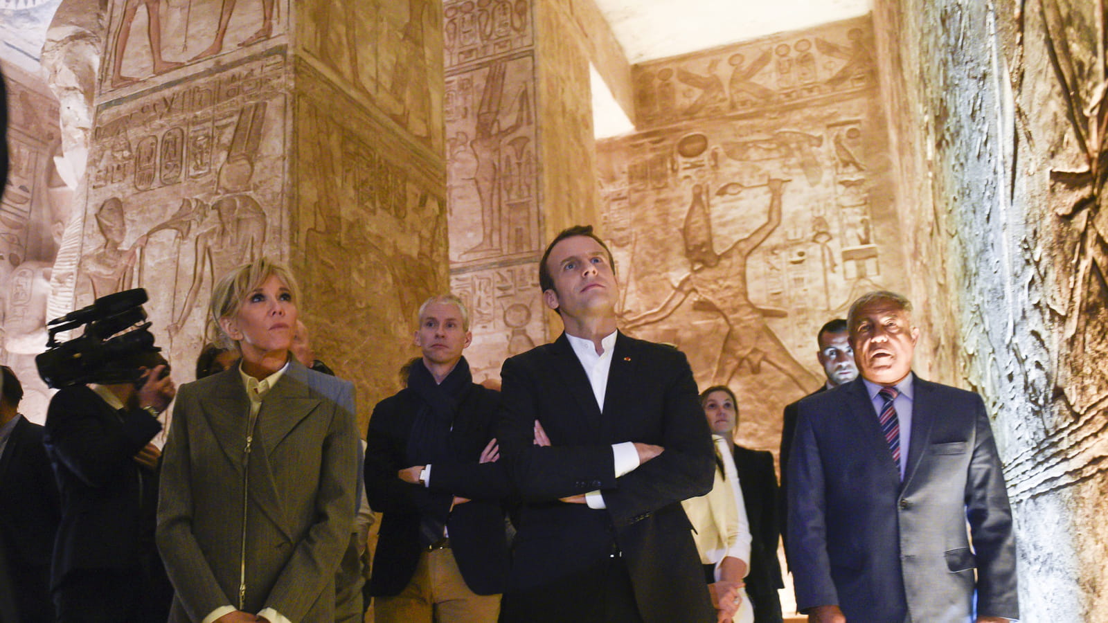 Emmanuel et Brigitte Macron