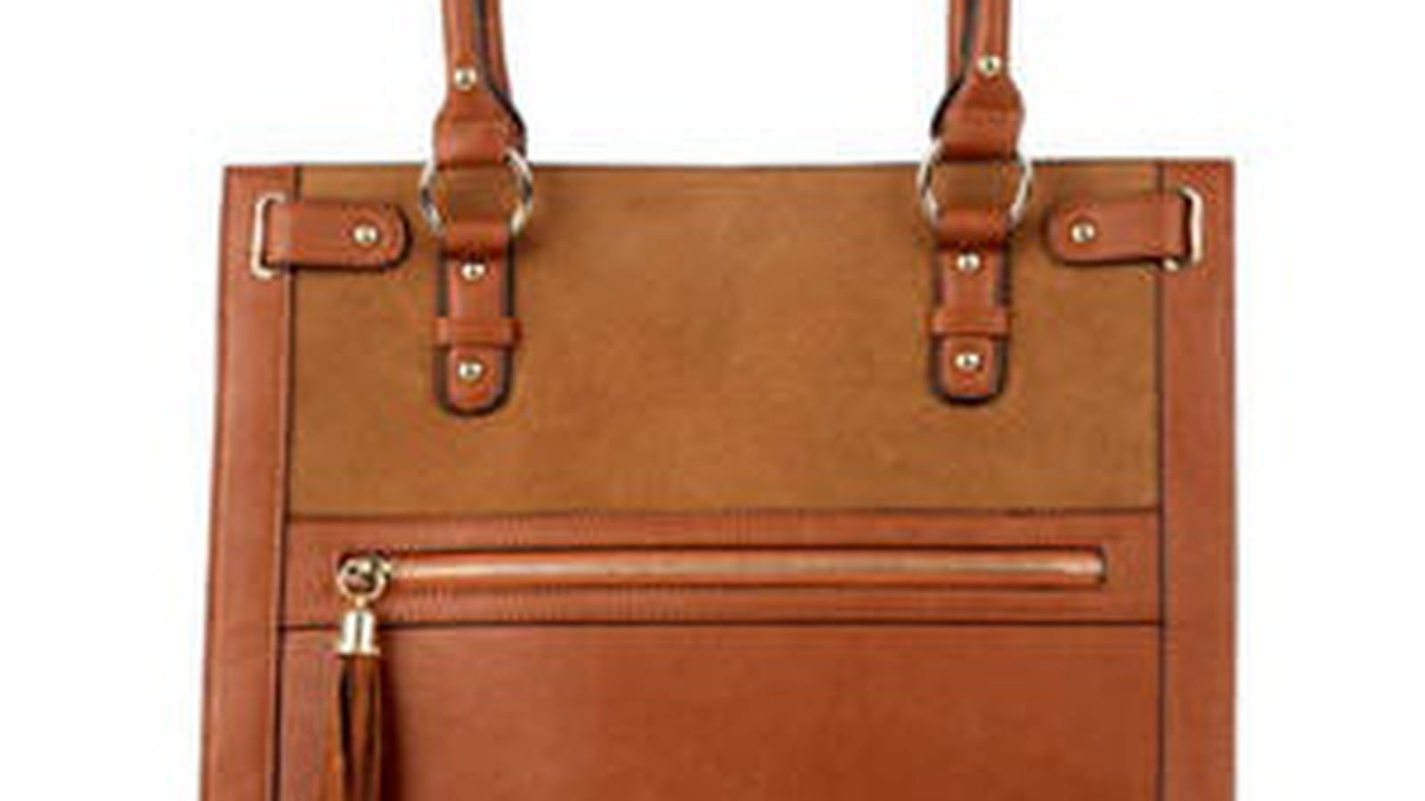 Sac camel avec pompon de New Look