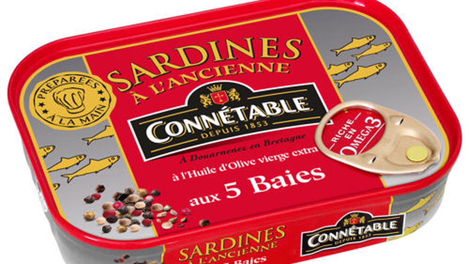 Sardines à l'ancienne aux 5 baies de Connétable