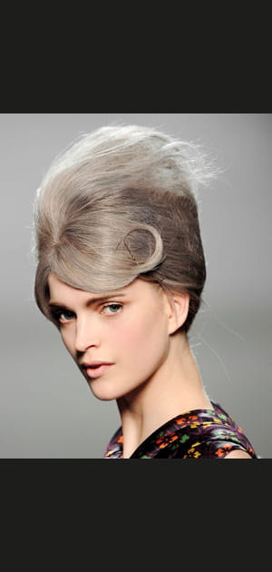 Chignon r&eacute;tro