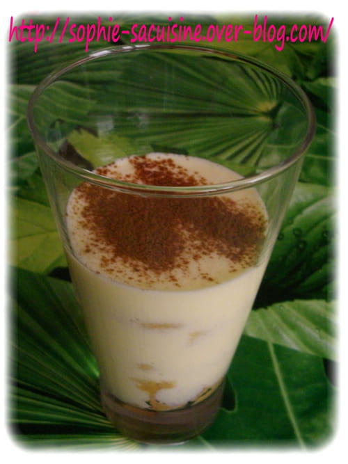 Tiramisu des îles au thé à la vanille