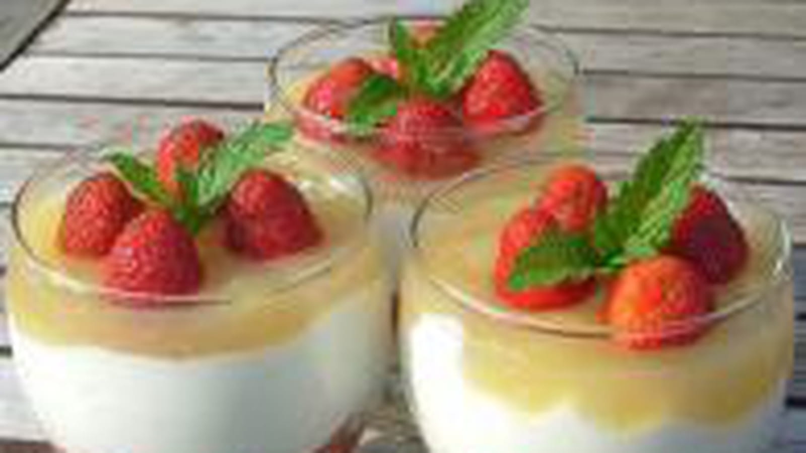 Verrine pommes fraises