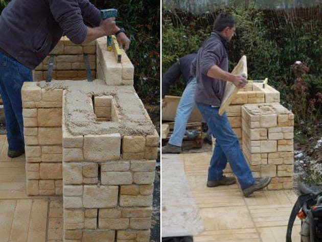 Des dalles pour le barbecue