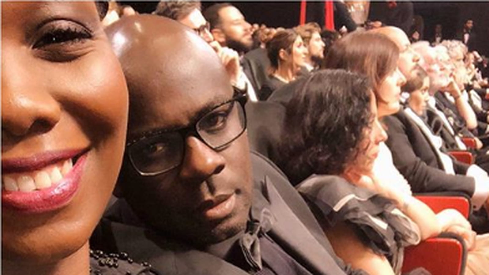 Kareen Guiock et Lilian Thuram