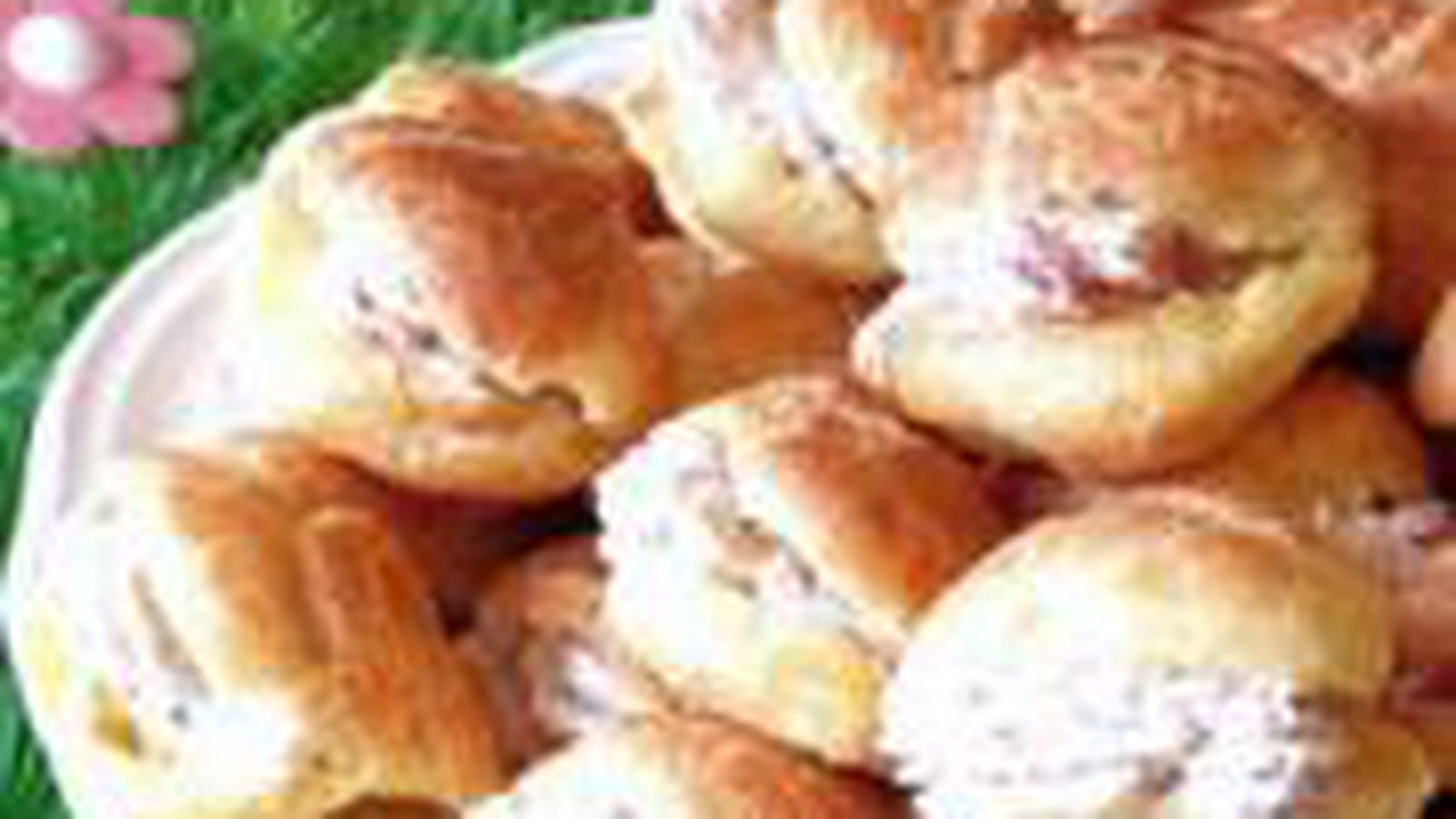 Choux fromage fouetté & jambon