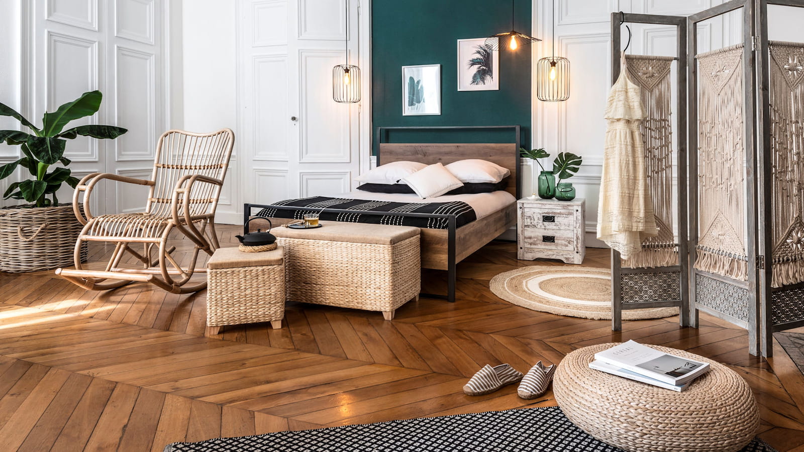 Mobilier tressé