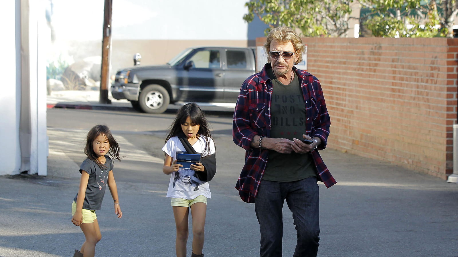 Joy Hallyday et Johnny