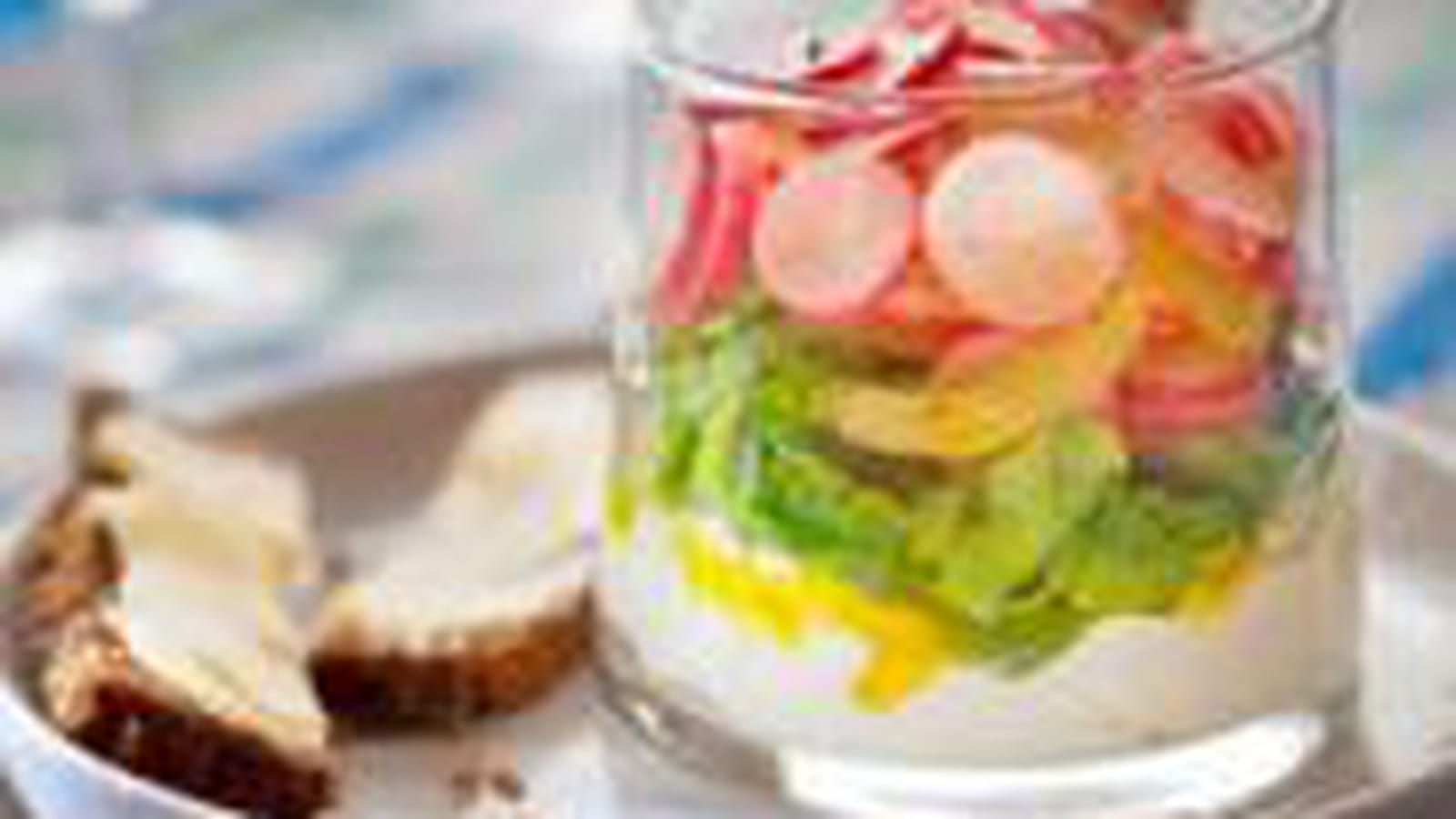 Verrine de radis
