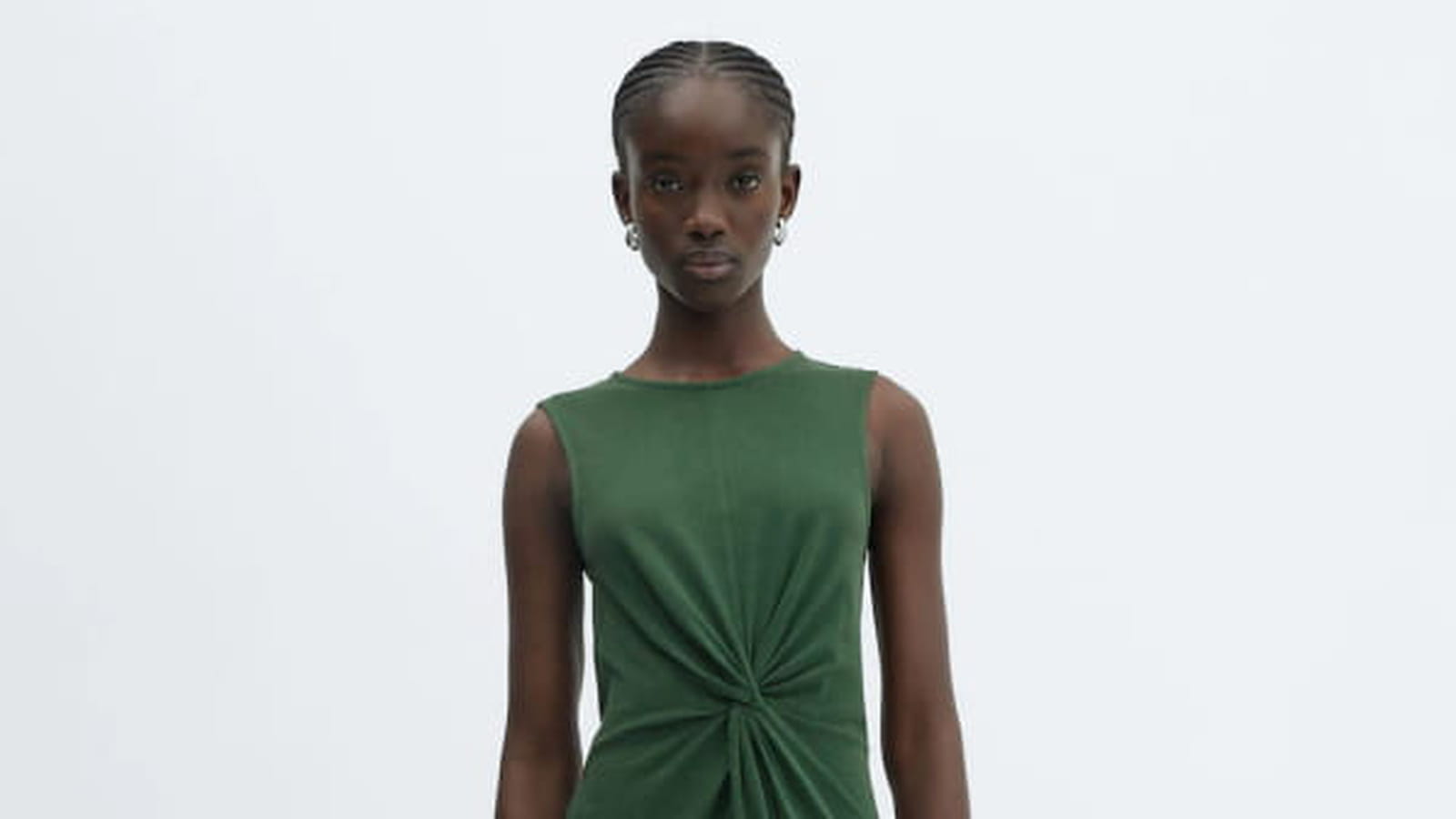Robe verte Mango