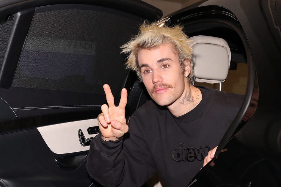 La moustache impertinente de Justin Bieber
