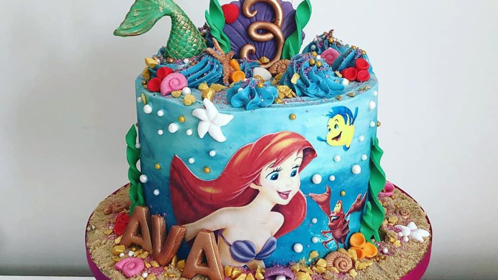 Gâteau La Petite Sirène