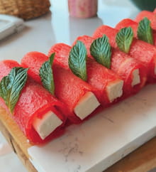Pastèque feta rolls : Etape 5