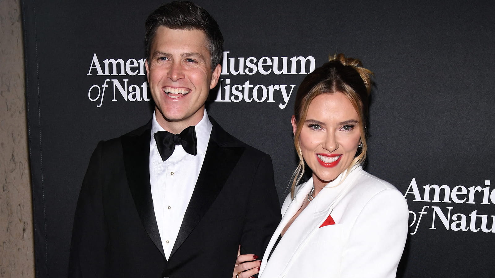Scarlett Johansson et Colin Jost