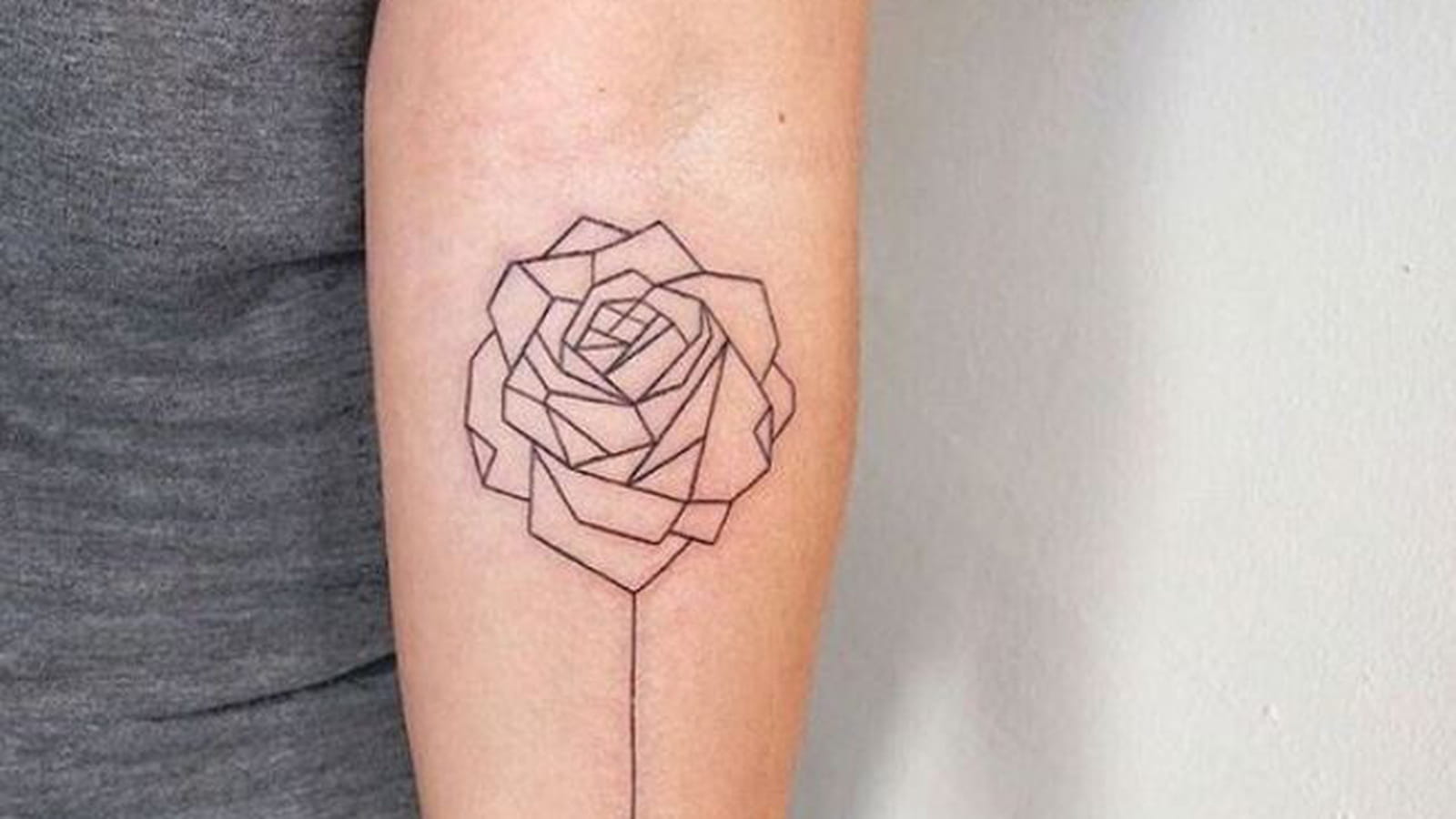 Rose minimaliste