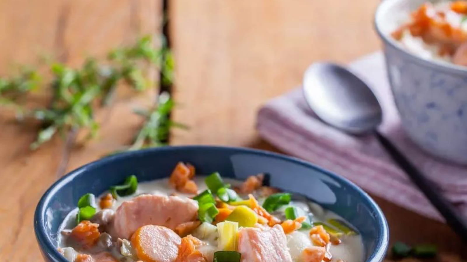 Blanquette aux deux saumons