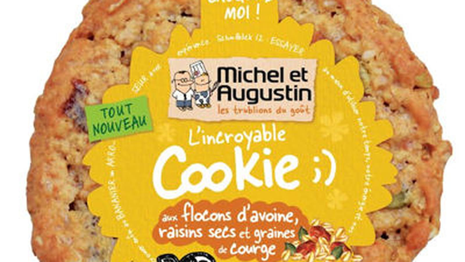 L’incroyable cookie aux flocons d’avoine, raisins secs et graines de courge de Michel et Augustin