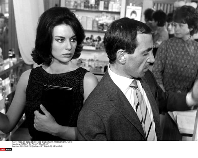 Avec Giovanna Ralli dans le film HORACE en 1962