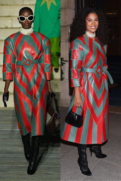 Défilé Gucci Cosmogonie Resort 2023 vs Tina Kunakey en 2023