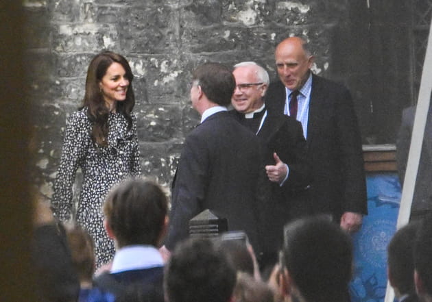 Kate Middleton quitte l'abbaye de Westminster, après une répétition du couronnement