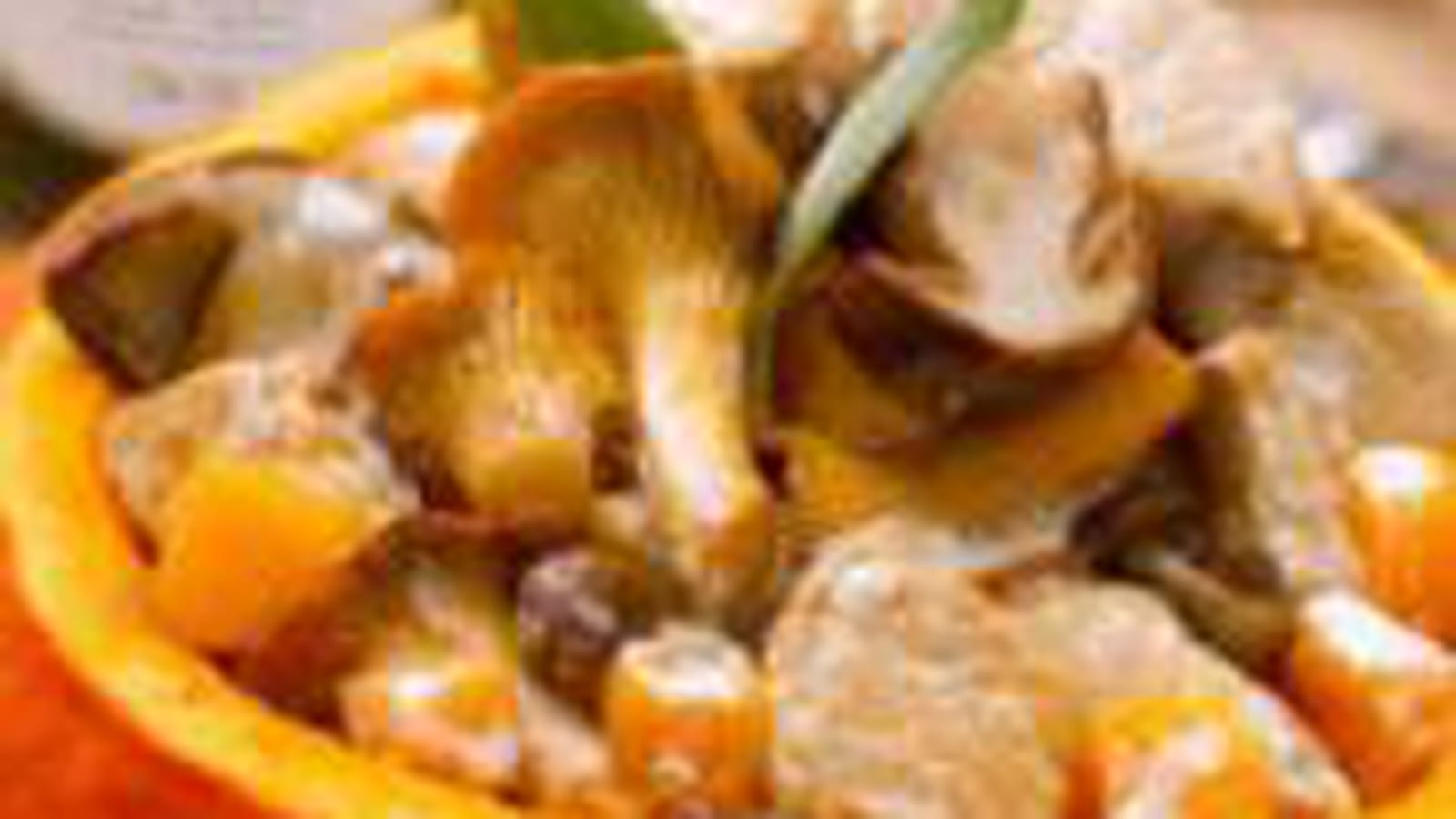 Potiron farci au veau