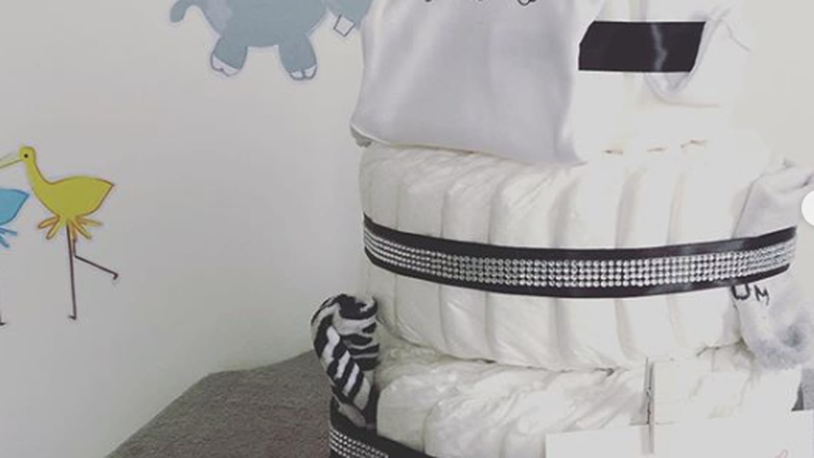 Gâteau de couches chic