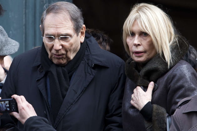 Robert Hossein et sa femme, Candice Patou