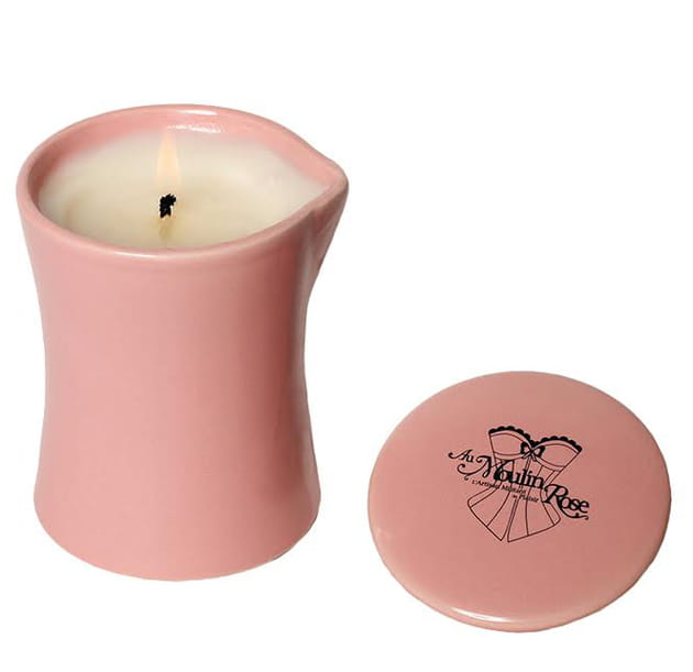 Bougie parfumée Jolie Demoiselle, Au Moulin Rose