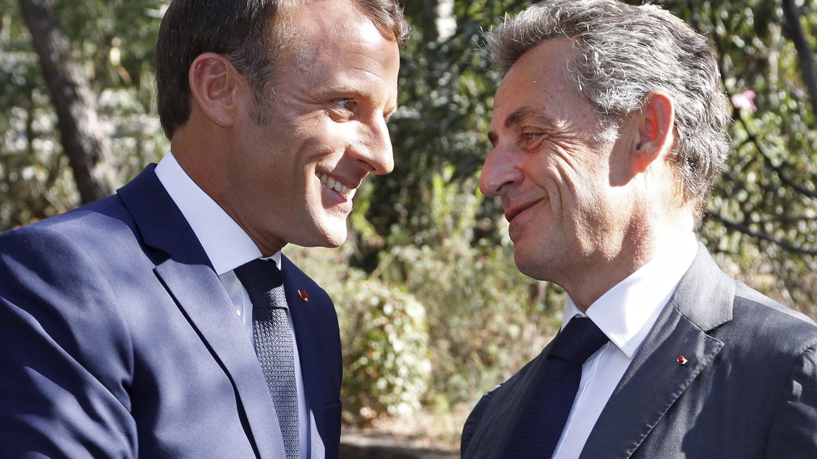 Emmanuel Macron et Nicolas Sarkozy