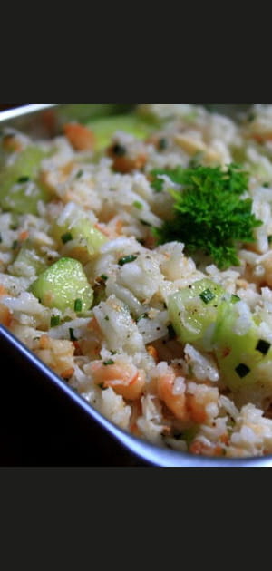 Recette minceur&nbsp;: salade de riz rose et verte