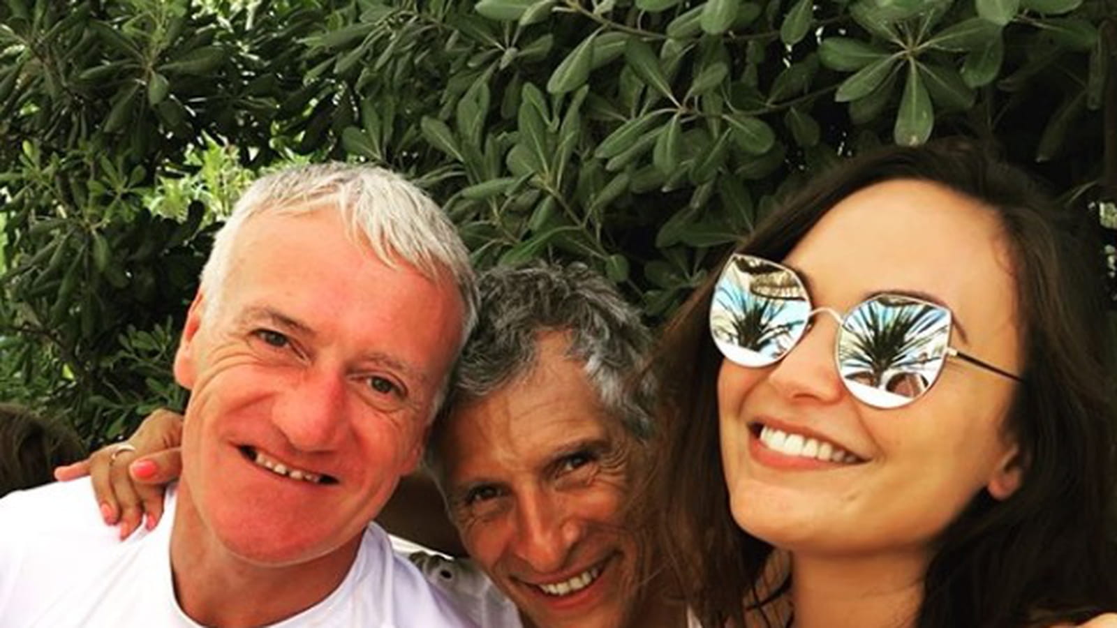 Didier Deschamps, Nagui et Valérie Bègue