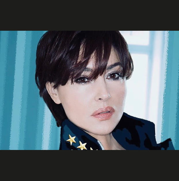 Top&nbsp;: Monica Belluci avec les cheveux ultra courts