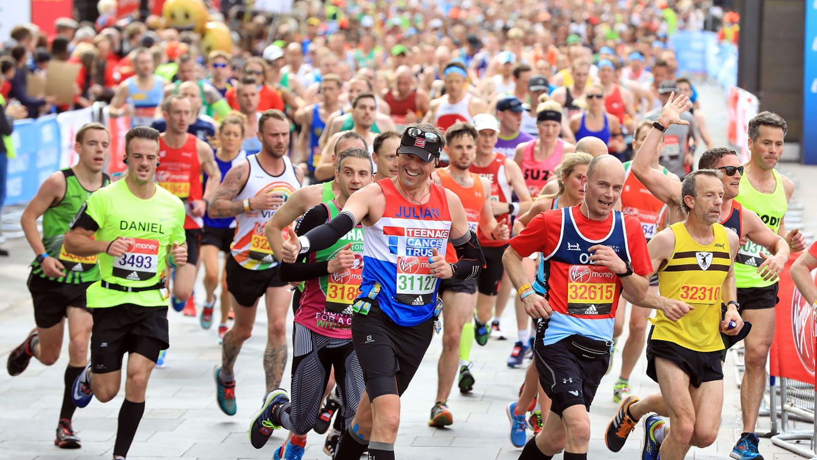 En plein marathon