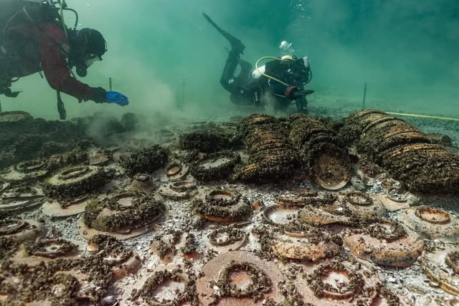 a 2000-year-old Roman treasure discovered at the bottom of a well-known lake