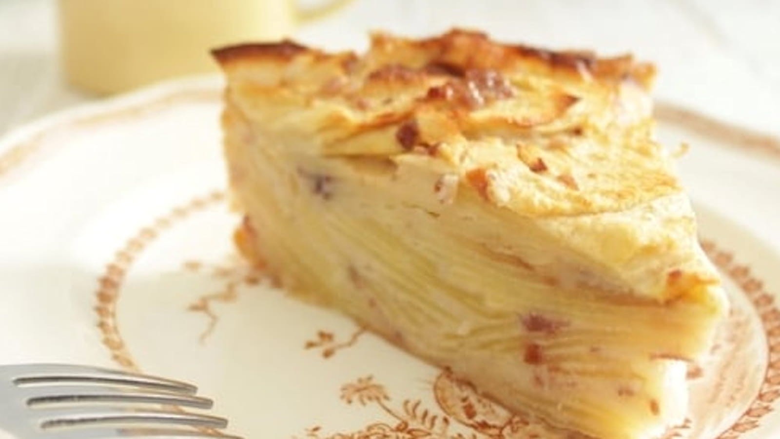 Gâteau invisible aux pommes, sans sucre ni beurre