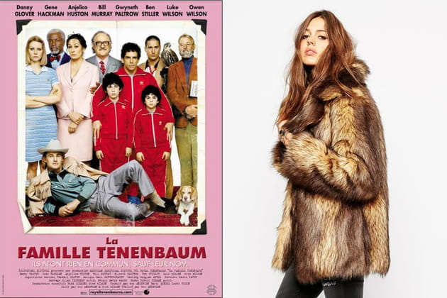 Un manteau en fourrure façon Margot Tenenbaum dans "La Famille Tenenbaum"