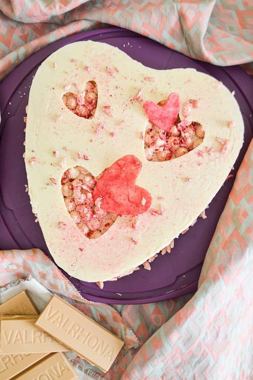 Gâteau Coeur de Dulcey