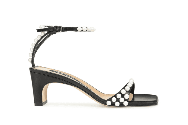 Escarpins &agrave; perles de Sergio Rossi