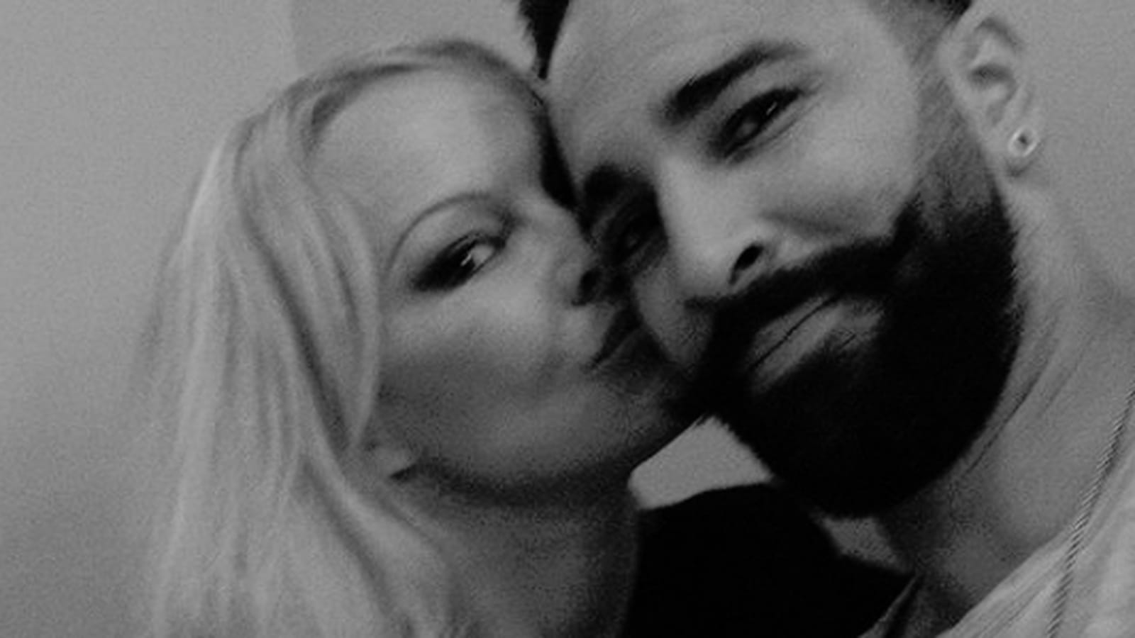 Adil Rami et Pamela Anderson