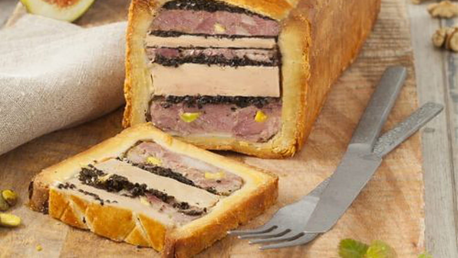 Pâté en croûte au foie Gras