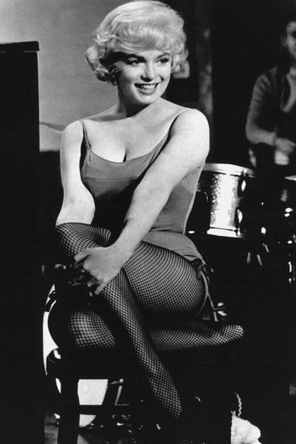 Marilyn Monroe en robe à fines bretelles